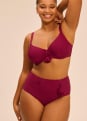 Haut de maillot de bain bonnets profonds 